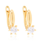 GOLD ROUND EARRINGS