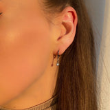 DROP LUMEN SILVER EARRINGS