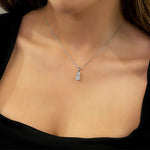 DAZZLE SILVER NECKLACE