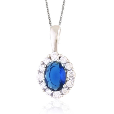 BLUE VICTORIA NECKLACE